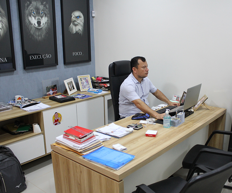 Área administrativa da empresa