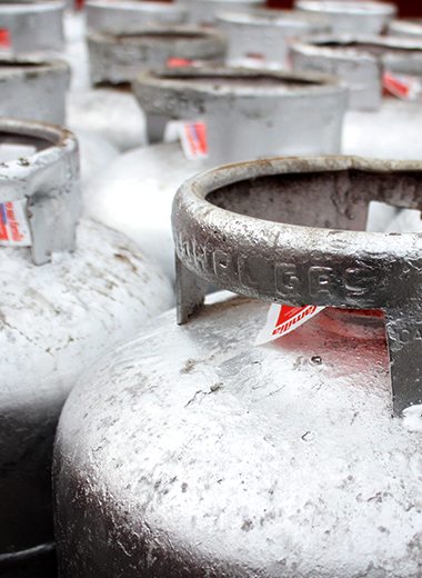 Entrega de gás rápida